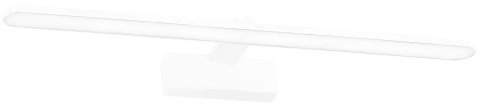 Kinkiet SPLASH biały 60cm LED 12W - zbliżenie listwy i uchwytu ściennego