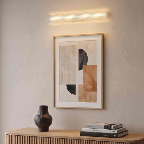 Kinkiet TRIVIA BLACK LED 11W - montaż poziomy nad obrazem