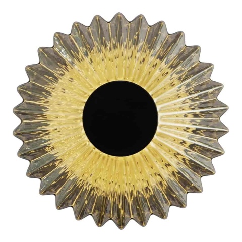 Lampa sufitowa i kinkiet PADRE LED 6W - okrągły klosz widziany od przodu