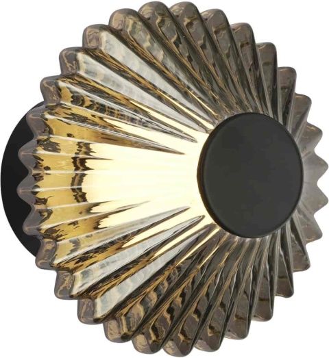 Lampa sufitowa i kinkiet PADRE LED 6W - widok czarnej oprawy ściennej