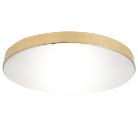 Plafon LED złoty okrągły natynkowy 15W 4000K lampa łazienkowa do garderoby