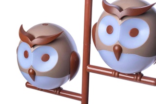 Lampa wisząca OWL 2xG9 sowy MiLAGRO