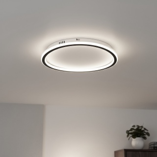 Lampa sufitowa LED CALI ROUND 30W 4000K czarno-biały MiLAGRO