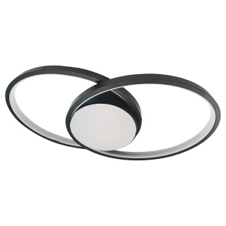 Lampa sufitowa LED FOCUS 40W 4000K czarny MiLAGRO