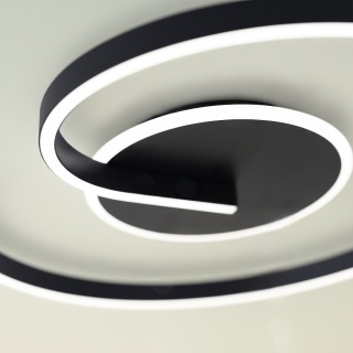 Lampa sufitowa LED LORENZO 22W 4000K czarny MiLAGRO