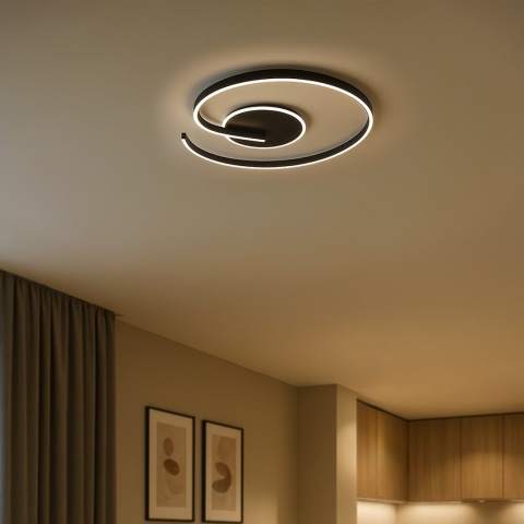 Lampa sufitowa LORENZO BLACK 22W LED