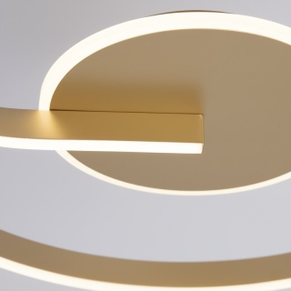 Lampa sufitowa LED LORENZO 22W 4000K złoty MiLAGRO