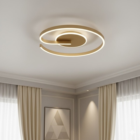 Lampa sufitowa LORENZO GOLD 22W LED