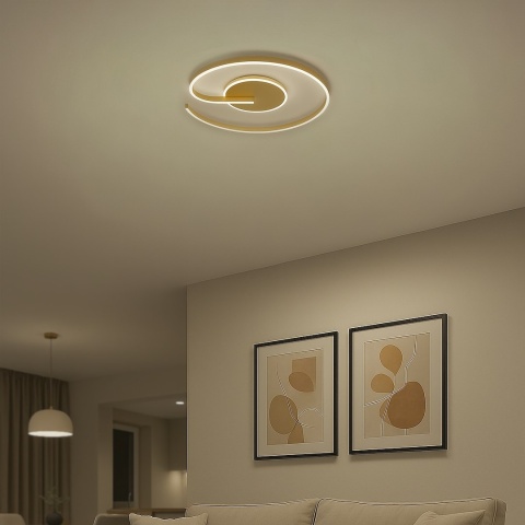 Lampa sufitowa LORENZO GOLD 22W LED