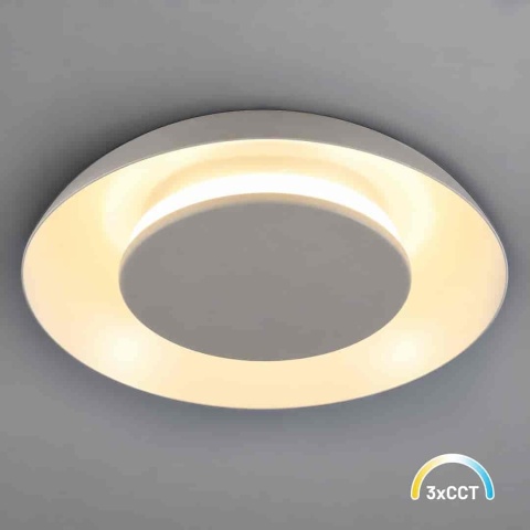 Lampa sufitowa Piattino 15W LED CCT Beżowy