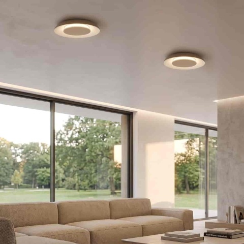 Lampa sufitowa Piattino 15W LED CCT Beżowy