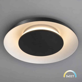 Lampa sufitowa Piattino 15W LED CCT Czarny