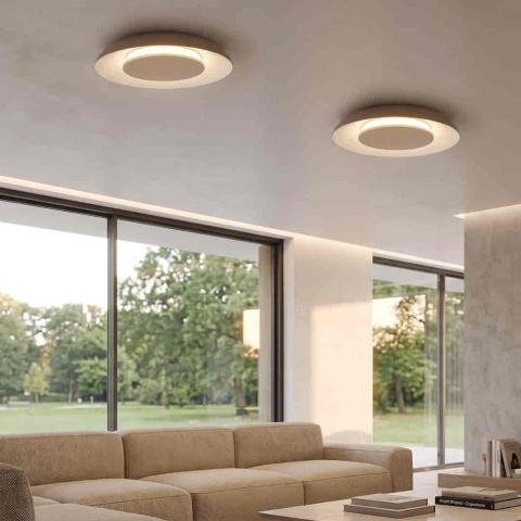 Lampa sufitowa Piattino 30W LED CCT Beżowy