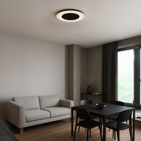 Lampa sufitowa LED PIATTINO 30W CCT czarny – ML1811