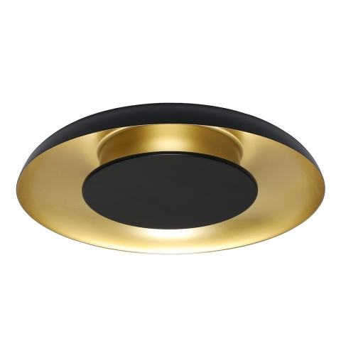 Lampa sufitowa LED PIATTINO 30W CCT czarno-złoty – ML1812