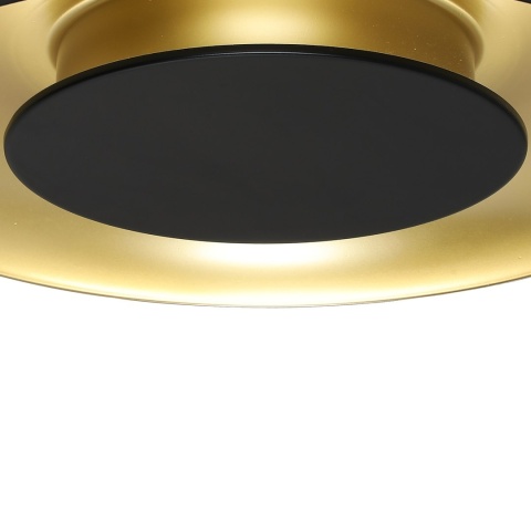 Lampa sufitowa LED PIATTINO 30W CCT czarno-złoty – ML1812