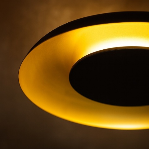 Lampa sufitowa LED PIATTINO 30W CCT czarno-złoty – ML1812