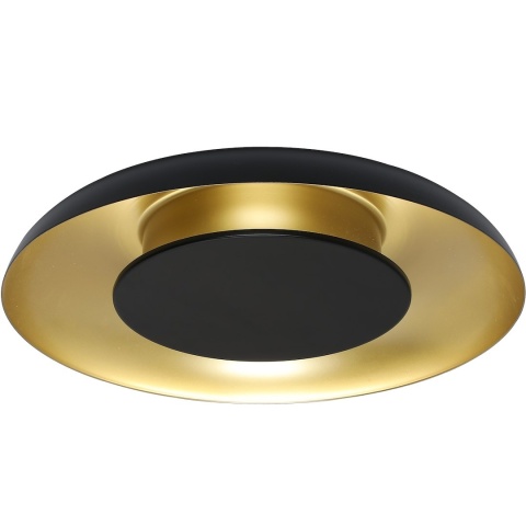 Lampa sufitowa LED PIATTINO 30W CCT czarno-złoty – ML1812