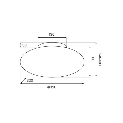 Lampa sufitowa Robin Beige 11W LED