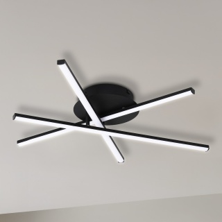 Lampa sufitowa LED STICK 12W 4000K czarny MiLAGRO