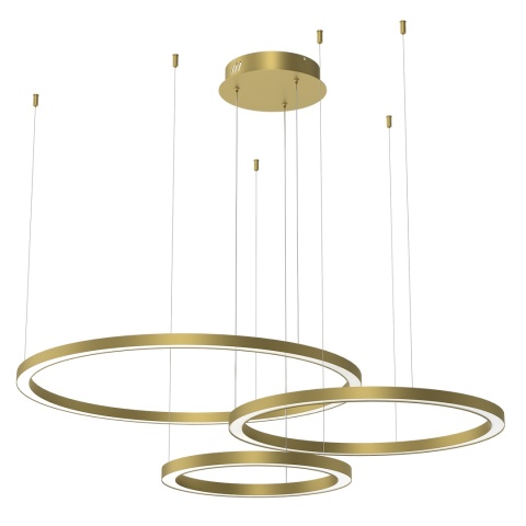 Lampa wisząca LED GALAXIA 85W 3500K złoty mat – ML8790
