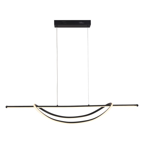 Lampa wisząca AMBAR - zwis 35W LED 4000K czarna 101 cm Milagro