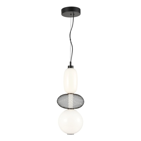 Lampa wisząca ARAME - zwis 23W LED 3000K czarna 22 cm Milagro