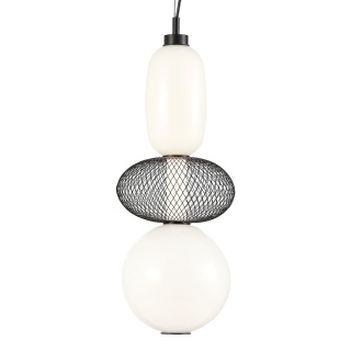 Lampa wisząca ARAME - zwis 23W LED 3000K czarna 22 cm Milagro