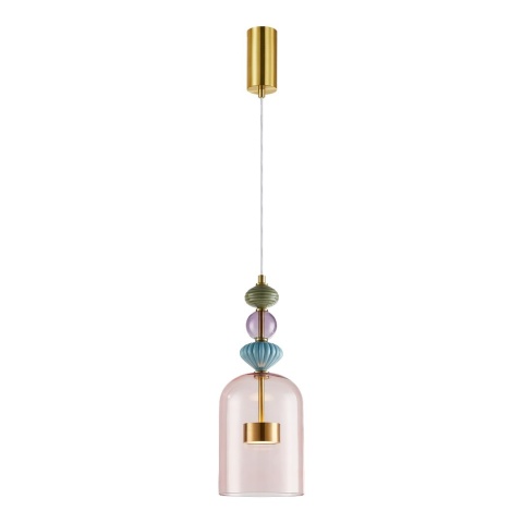 Lampa wisząca LED ARTE 12W 3000K mosiądz 16cm MiLAGRO
