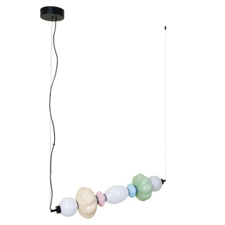 Lampa wisząca ASCOLI - zwis 24W LED 3000K wielokolorowa 90 cm Milagro