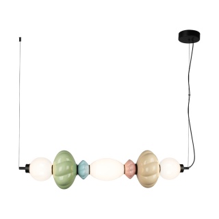 Lampa wisząca ASCOLI - zwis 24W LED 3000K wielokolorowa 90 cm Milagro