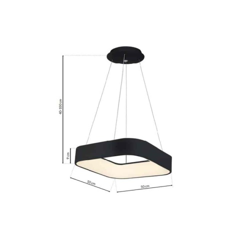 Lampa wisząca LED ASTRO 40W CCT czarny – ML570