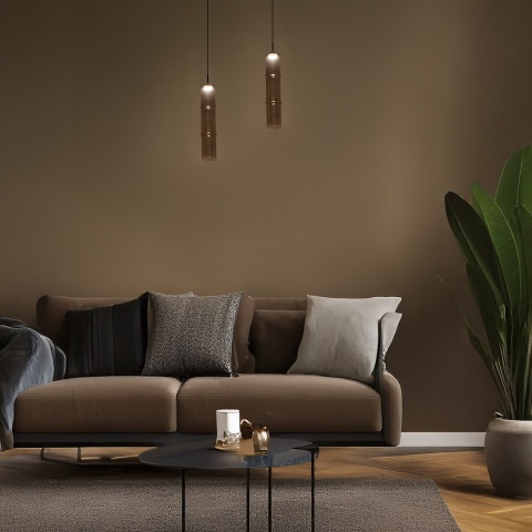 Lampa wisząca LED BATO CASHMERE 4W 3000K kawowy/czarny – ML1395
