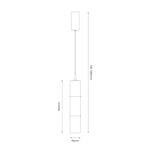Lampa wisząca LED BATO CASHMERE 4W 3000K kawowy/czarny – ML1395