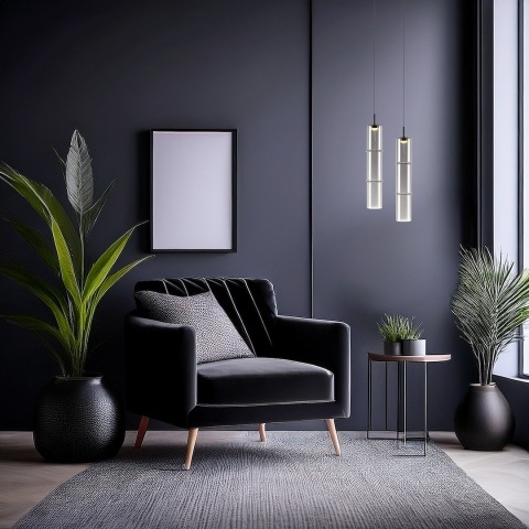 Lampa wisząca LED BATO SMOKED 4W 3000K czarny – ML1396