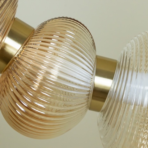 Lampa wisząca BOLLA - zwis 36W LED 3000K złota 79,5 cm Milagro