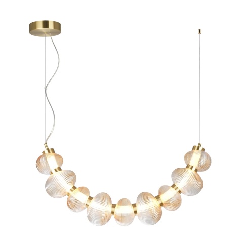 Lampa wisząca BOLLA - zwis 36W LED 3000K złota 79,5 cm Milagro