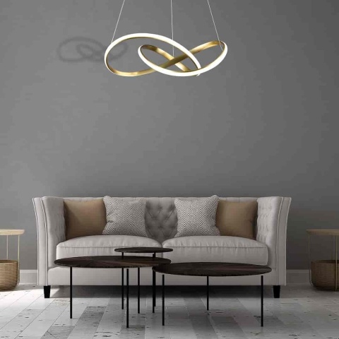 Lampa wisząca LED CAPPIO 36W 4000K złoty – ML6772