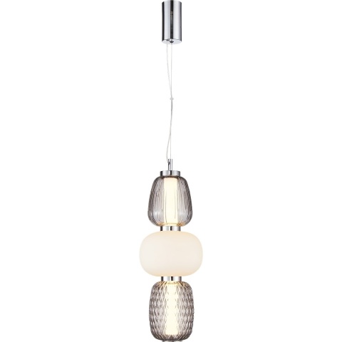Lampa wisząca LED CARO SMOKED 28W 3000K chrom – ML0364