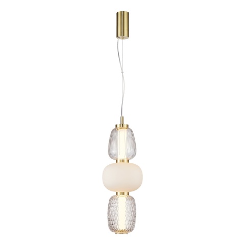 Lampa wisząca LED CARO 28W 3000K złoty – ML0363