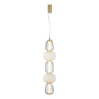 Lampa wisząca CARO - zwis 40W LED 3000K złota 17 cm Milagro