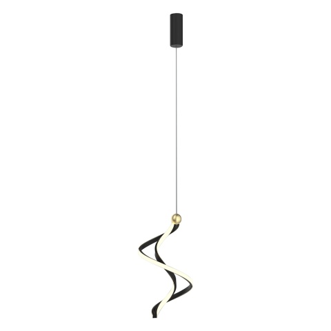 Lampa wisząca LED COLIA 19W 4000K czarno-złoty – ML1181