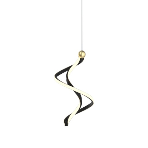 Lampa wisząca LED COLIA 19W 4000K czarno-złoty – ML1181