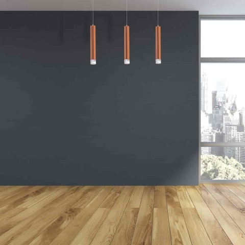 Lampa wisząca COPPER - zwis 15W LED 4000K 45 cm Milagro