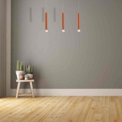 Lampa wisząca COPPER - zwis 15W LED 4000K 45 cm Milagro