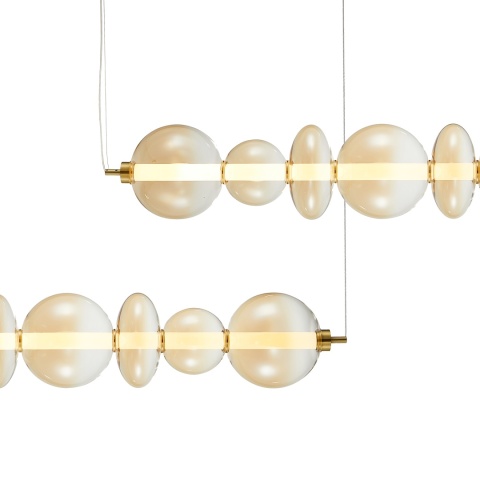 Lampa wisząca LED DAPHNE AMBER 40W 3000K złoty – ML0349