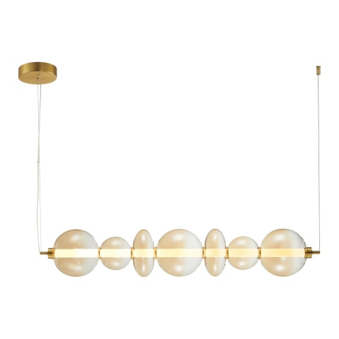 Lampa wisząca LED DAPHNE AMBER 40W 3000K złoty – ML0349