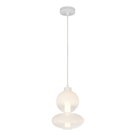 Lampa wisząca LED DAPHNE WHITE 12W 3000K złoty – ML0862