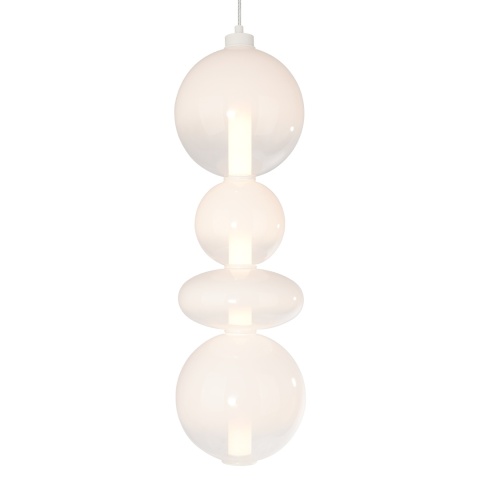 Lampa wisząca LED DAPHNE WHITE 36W 3000K złoty – ML0863