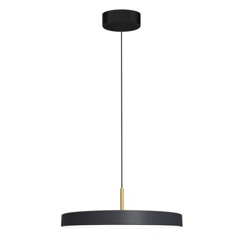 Lampa wisząca LED DISC 38W 4000K czarno-złoty – ML1065